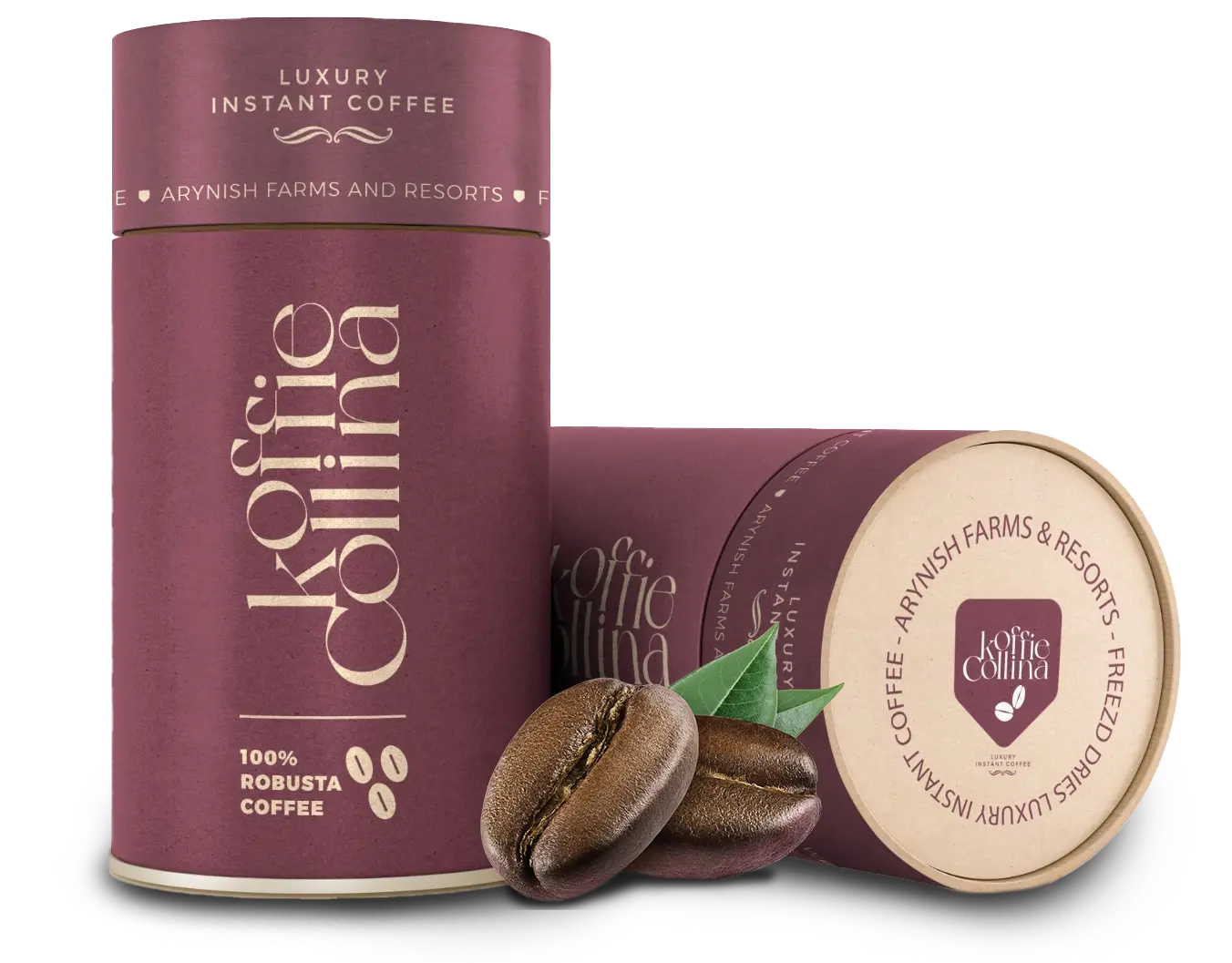 Koffie Collina freeze-dried instant coffee, 100% robusta